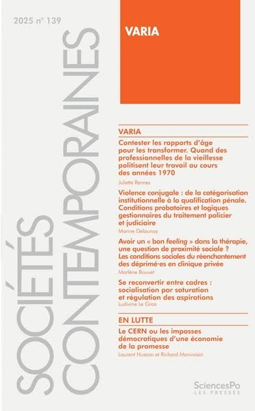 Sociétés contemporaines